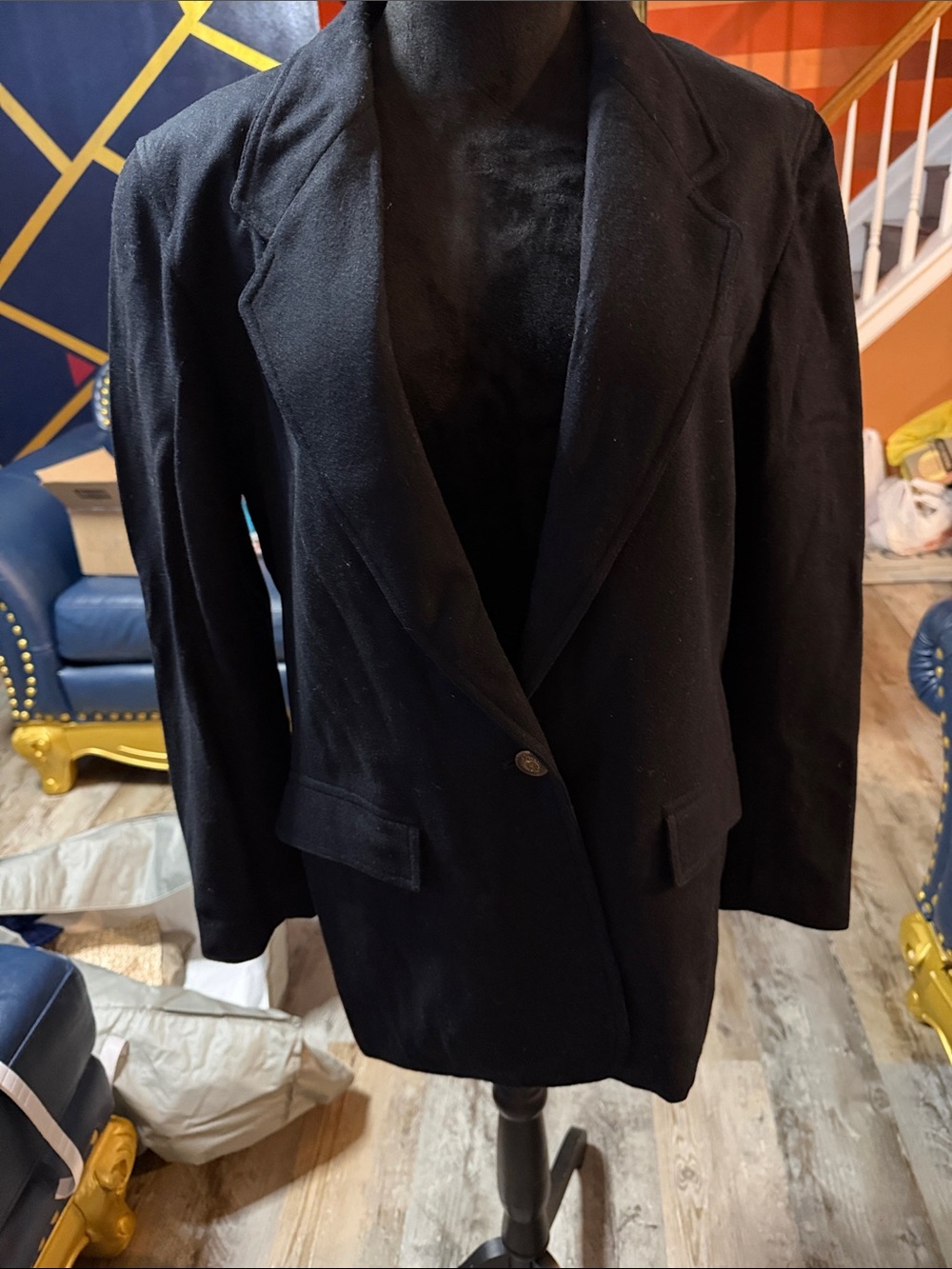 Lizsport Classic Black Women's Blazer Jacket
